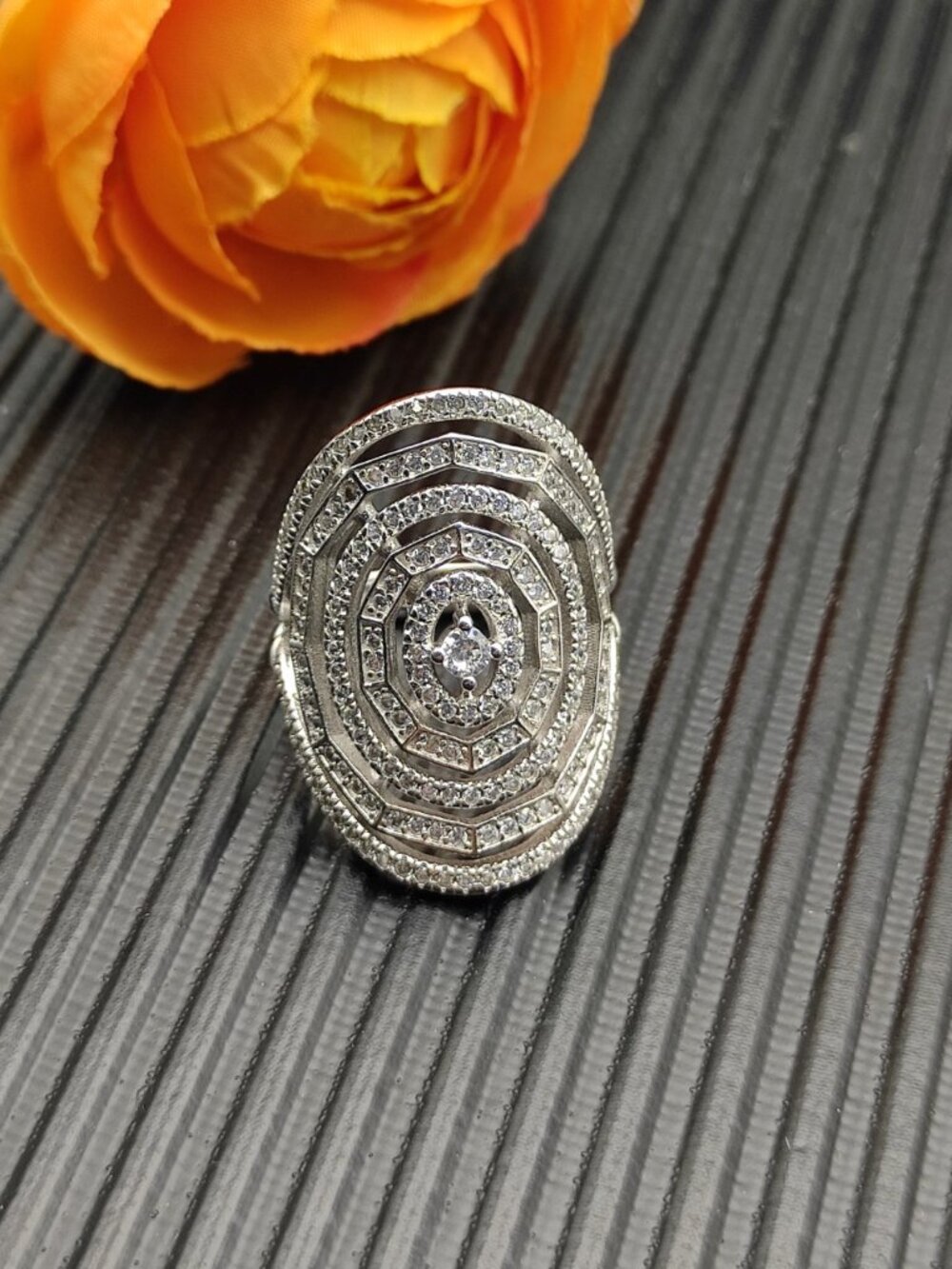 David Yurman 925 Silver Rings with Original Pouch